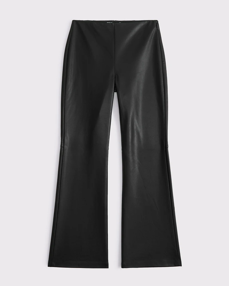 Vegan Leather Boot Trouser
