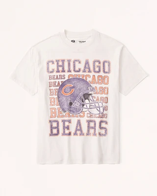 Oversized Chicago Bears Graphic Tee