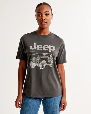 Oversized Jeep Graphic Tee