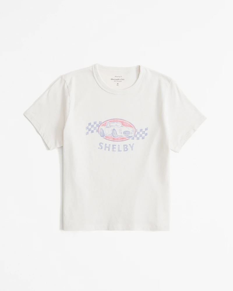 Short-Sleeve Shelby Graphic Skimming Tee