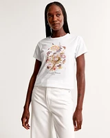 Short-Sleeve Fitzwilliam Museum Graphic Skimming Tee