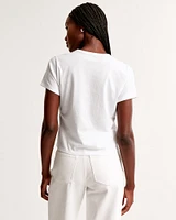 Short-Sleeve Fitzwilliam Museum Graphic Skimming Tee