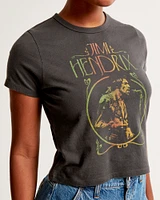 Vol. 28 Short-Sleeve Jimi Hendrix Graphic Skimming Tee