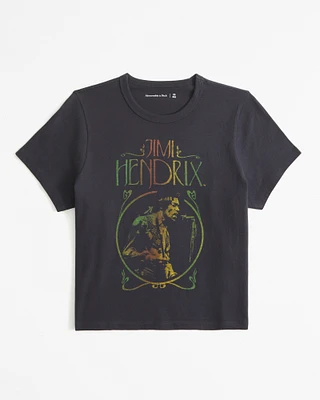 Vol. 28 Short-Sleeve Jimi Hendrix Graphic Skimming Tee