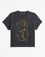 Vol. 28 Short-Sleeve Jimi Hendrix Graphic Skimming Tee