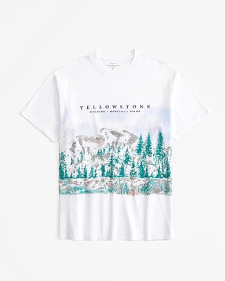 Oversized Yellowstone Graphic Tee