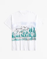 Oversized Yellowstone Graphic Tee