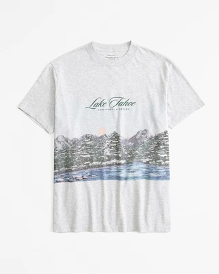 Oversized Lake Tahoe Graphic Tee