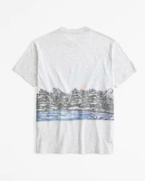 Oversized Lake Tahoe Graphic Tee