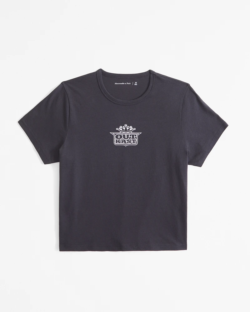 Short-Sleeve Outkast Graphic Skimming Tee