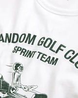 Random Golf Club Graphic Skimming Tee