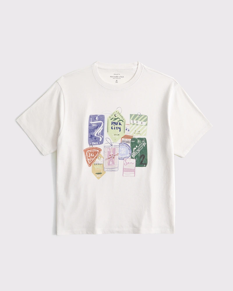 Short-Sleeve Pink Drink Graphic Relaxed Tee