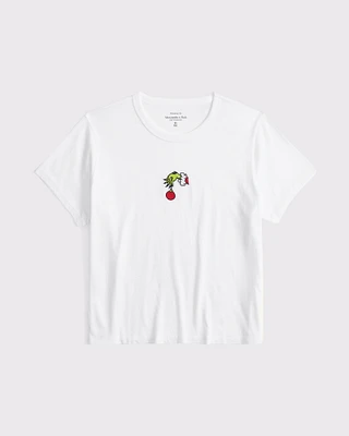 Short-Sleeve The Grinch Graphic Skimming Tee