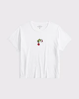 Short-Sleeve The Grinch Graphic Skimming Tee