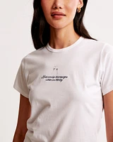 Short-Sleeve Notorious B.I.G. Graphic Skimming Tee