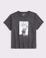 Short-Sleeve Britney Spears Graphic Skimming Tee