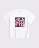 Short-Sleeve Snoopy Graphic Skimming Tee