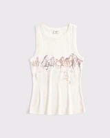 Horse Graphic High-Neck Tank