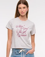 Short-Sleeve Shania Twain Graphic Skimming Tee