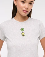 Short-Sleeve Peanuts Graphic Skimming Tee