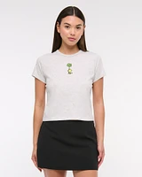 Short-Sleeve Peanuts Graphic Skimming Tee