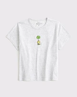 Short-Sleeve Peanuts Graphic Skimming Tee