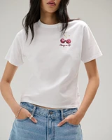 Short-Sleeve Martini & Fries Graphic Relaxed Tee