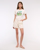 Short-Sleeve Memorial Tournament Graphic Skimming Tee