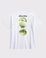 Oversized Lime Graphic Tee