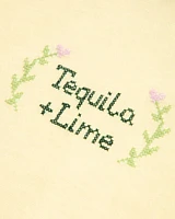 Short-Sleeve Tequila + Lime Graphic Skimming Tee