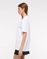 Oversized Paris Raspberry Graphic Tee