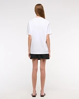 Oversized Paris Raspberry Graphic Tee