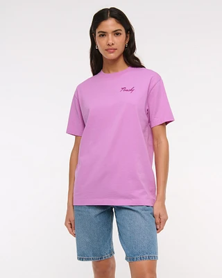 Oversized Peaches Graphic Tee