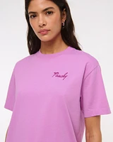 Oversized Peaches Graphic Tee