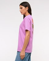 Oversized Peaches Graphic Tee