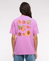 Oversized Peaches Graphic Tee