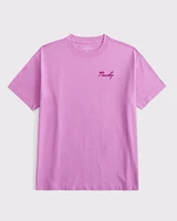 Oversized Peaches Graphic Tee