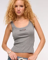 New York City Graphic Scoopneck Tank