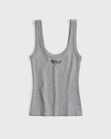 New York City Graphic Scoopneck Tank