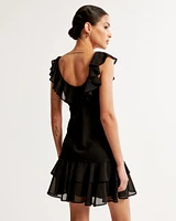 Ruffle Mini Dress