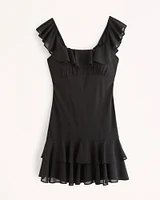 Ruffle Mini Dress