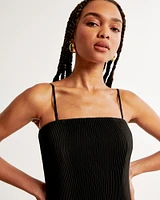 The A&F Giselle Pleat Release Midi Dress