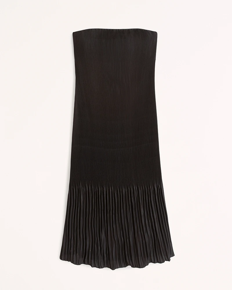 The A&F Giselle Pleat Release Midi Dress