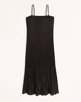 The A&F Giselle Pleat Release Midi Dress