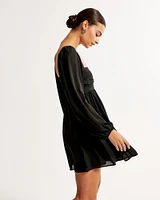 The A&F Emerson Balloon Sleeve Mini Dress