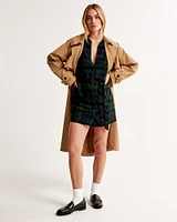 Flannel Shirt Dress