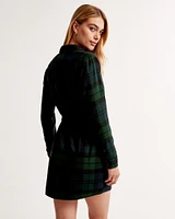 Flannel Shirt Dress