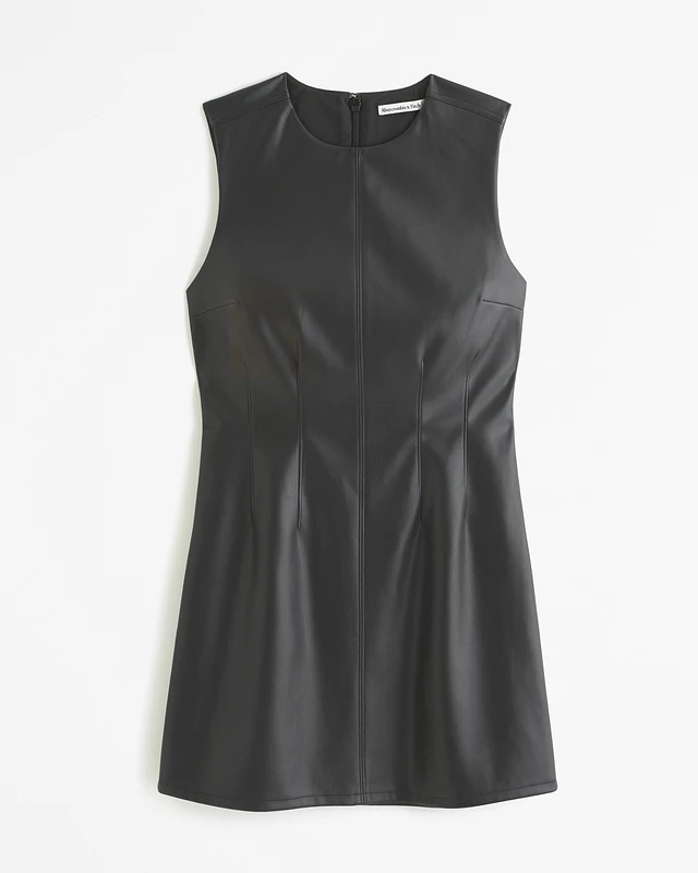 Abercrombie & Fitch Shell Vegan Leather Mini Dress | MainPlace Mall Abercrombie & Fitch Shell Vegan Leather Mini Dress | MainPlace Mall