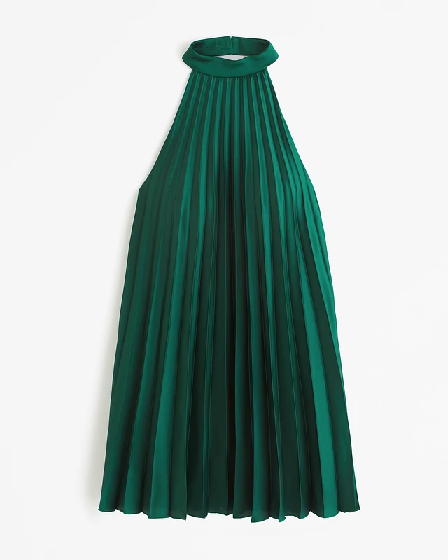 Abercrombie & Fitch The A&F Giselle Pleated Trapeze Mini Dress | MainPlace  Mall