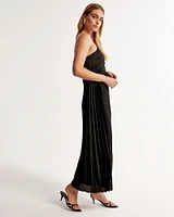 The A&F Giselle Pleated One-Shoulder Maxi Dress